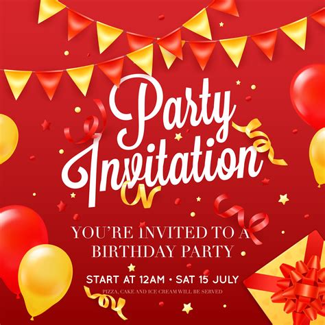 party invitation images